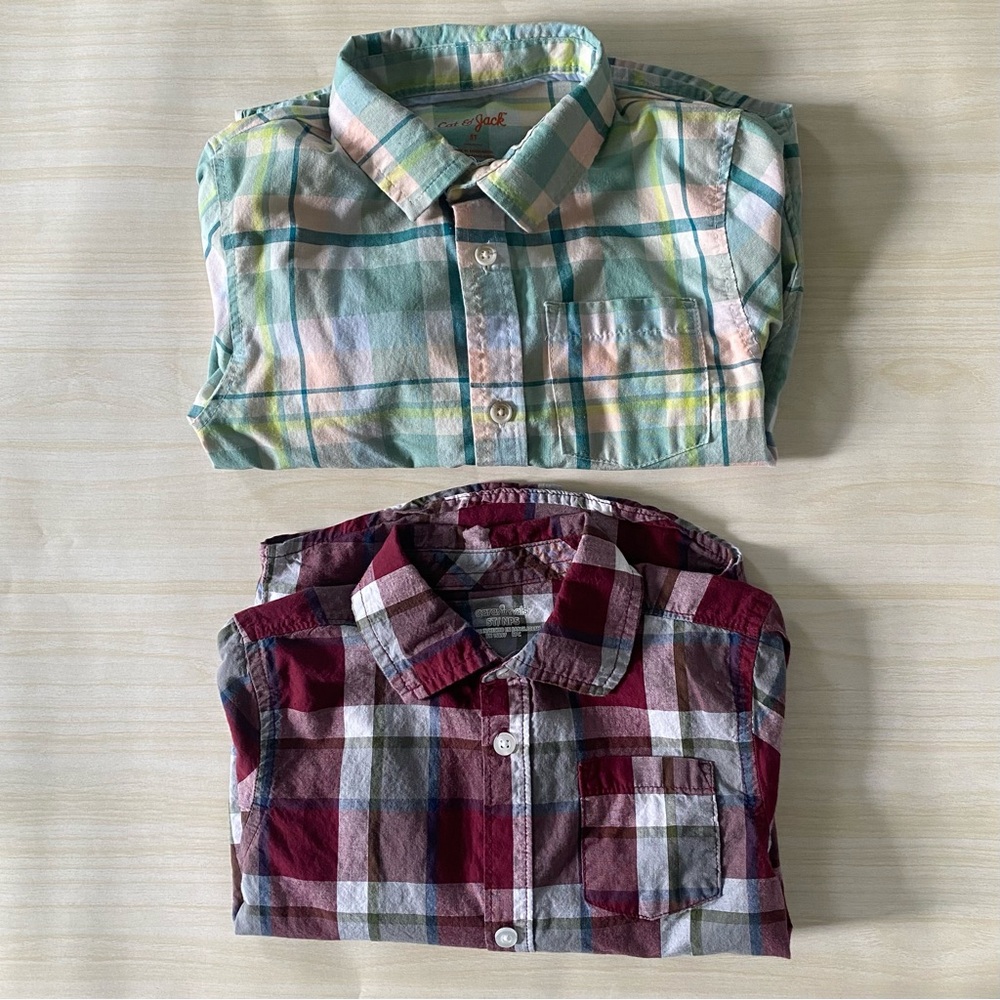 Plaid Button-Down Shirts Bundle